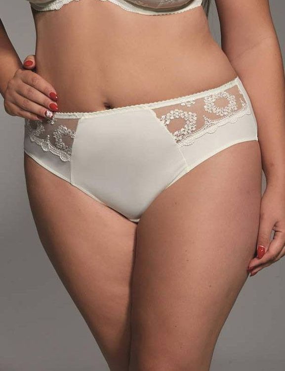 Трусы Kris Line Fortuna слипы midi высокие (экрю)