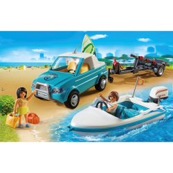 Playmobil - Пикап с моторной лодкой 71589 / артикул   71589  / GTIN 4008789715890
