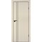 Межкомнатная дверь P-20 кромка ABS чёрная ПЭТ бежевый матовый глухая