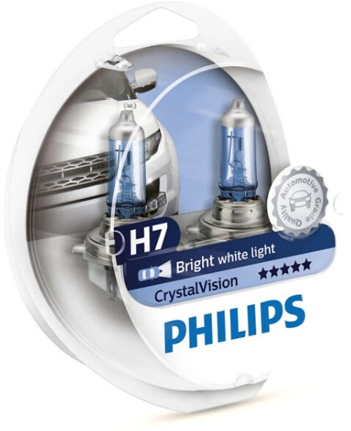 Лампа 12 В H7 55 Вт галогенная Color Vision 4300K 2 шт. Philips 12972CVSM