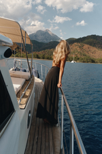 Юбка длинная на завязках bk