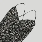 Платье One Two Slip Black Flower