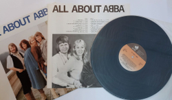 Винтажная виниловая пластинка LP Сборник All About ABBA (Japan 1978) (No Obi)