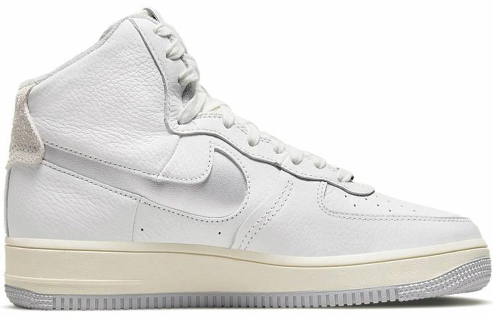 Кроссовки Nike Air Force 1 Sculpt Silver (Женская размерная сетка)