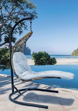 Подвесное кресло-шезлонг RELAXA коричневое