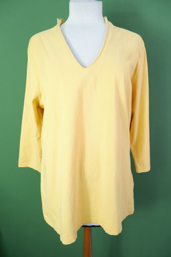 Блузка жизнерадостного оттенка 50-52 размер