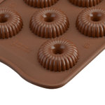 Форма силиконовая для приготовления конфет choco crown, 11х24 см