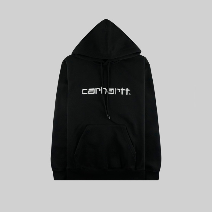Толстовка мужская Carhartt WIP Hooded Sweatshirt артикул:I029419_black - купить в магазине Дайс