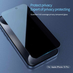 Защитное стекло Nillkin Guardian Full Антишпион для iPhone 15 Pro
