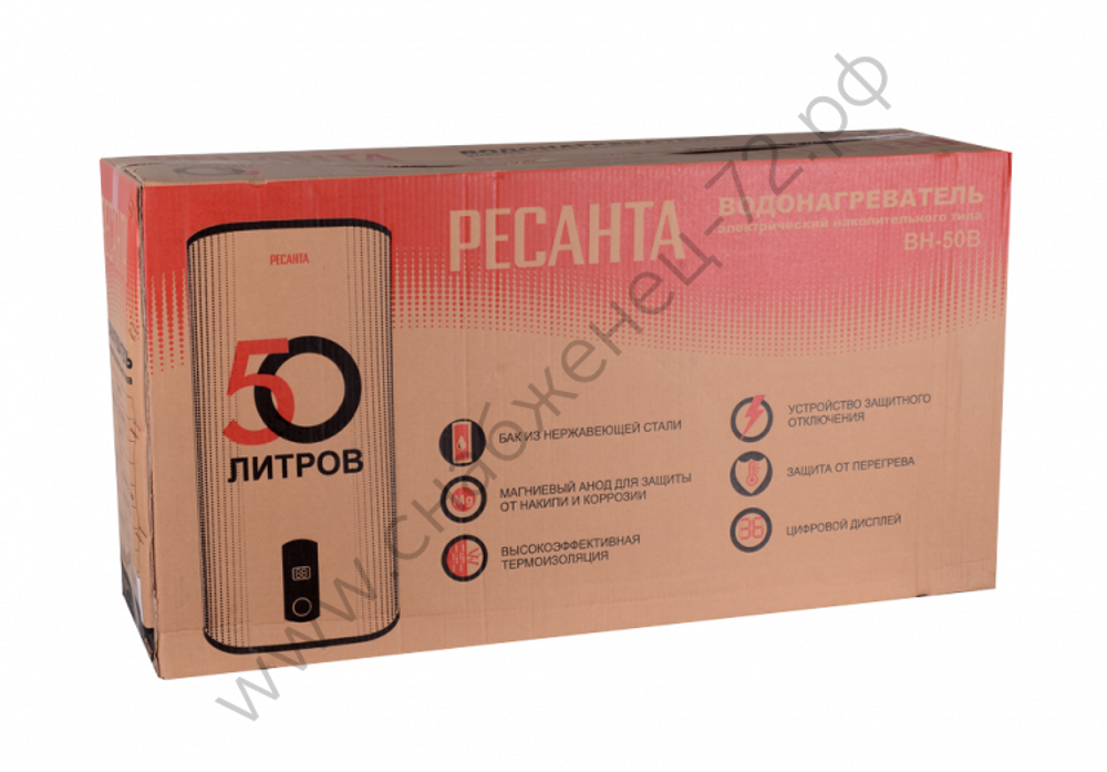 Водонагреватель накопительный ВН-50В Ресанта