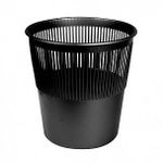 Корзина д/бумаг inФОРМАТ 10 л сетчатая черный пластик