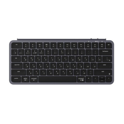 Беспроводная ультратонкая клавиатура Keychron B1 Pro, 77 клавиш, ножничные переключатели, цвет Space grey (B1P-K1)