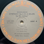 Мендельсон - Итальянская симфония № 4 / Сон в летнюю ночь (Япония 1978г.)