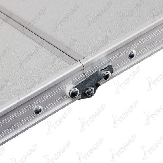 Набор мебели (АЛЮМ), стол+4табурета SHARK (чехол/Velcro) (N-FS-21407+21124A-S-1) NISUS (пр-во Тонар)