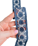 Кружево хлопковое в джинсовом стиле ш-5 см. Испания