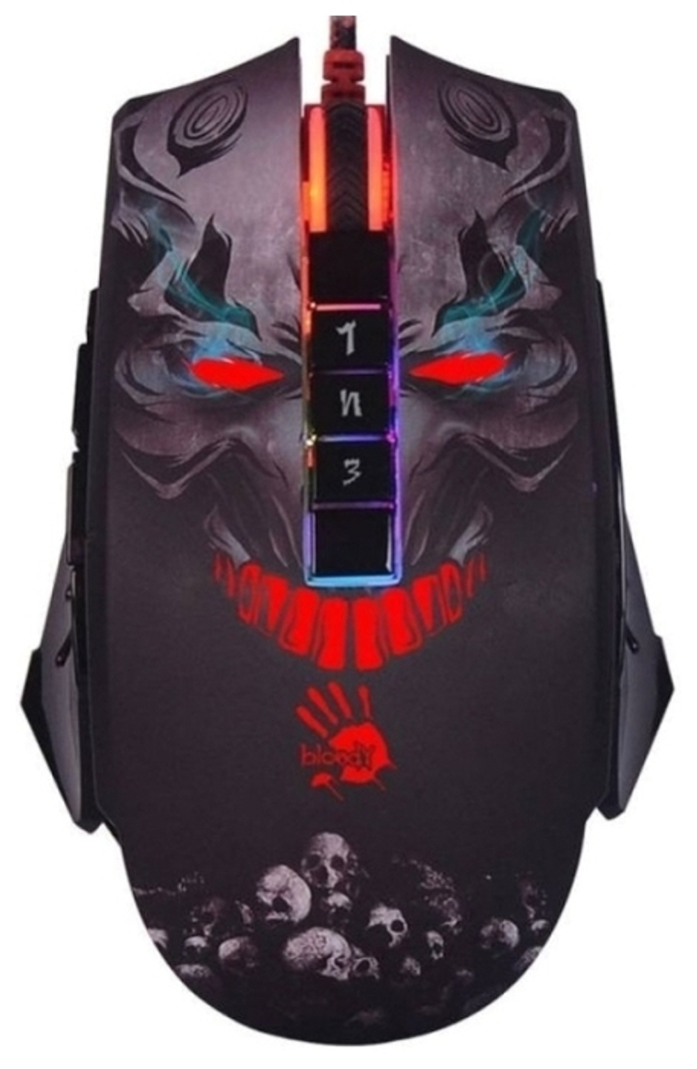 Мышь A4 Bloody P85 черный оптическая (5000dpi) USB3.0 (8but)