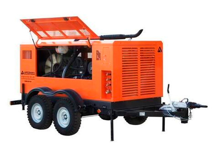 Станция компрессорная передвижная дизельная ЗИФ-ПВ-12/1,0