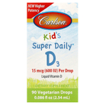 Carlson, Kid's Super Daily® D3, 2,54 мл (0,086 жидк. унции)