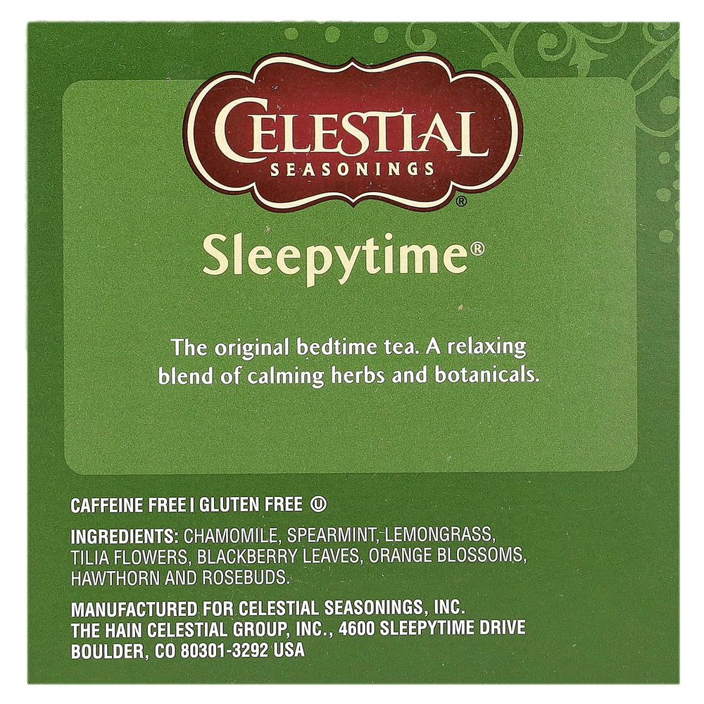 Celestial Seasonings, травяной чай, Sleepytime®, без кофеина, 12 капсул K-Cup, 32 г (1,1 унции)
