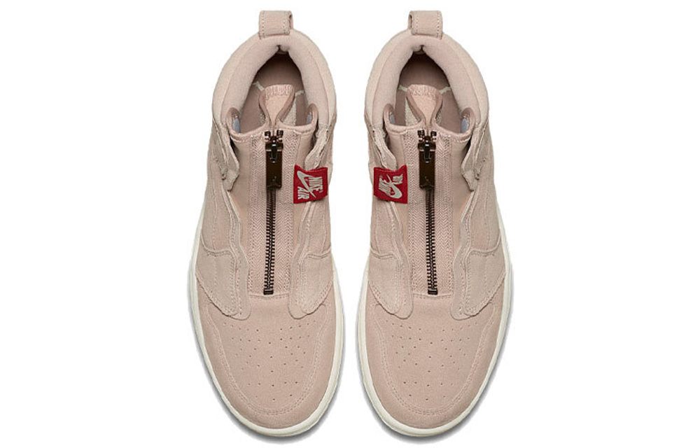Кроссовки Jordan Air Jordan 1 Retro High Zip Particle Beige (W) (Женская размерная сетка)