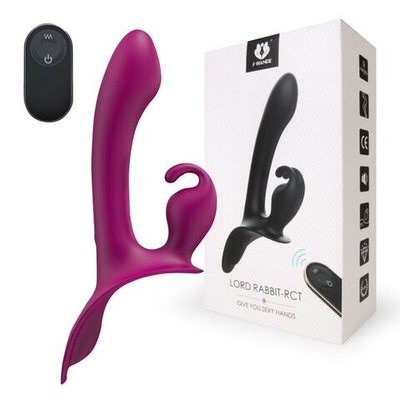 Сливовый страпон Lord Rabbit (Цвет: фиолетовый)