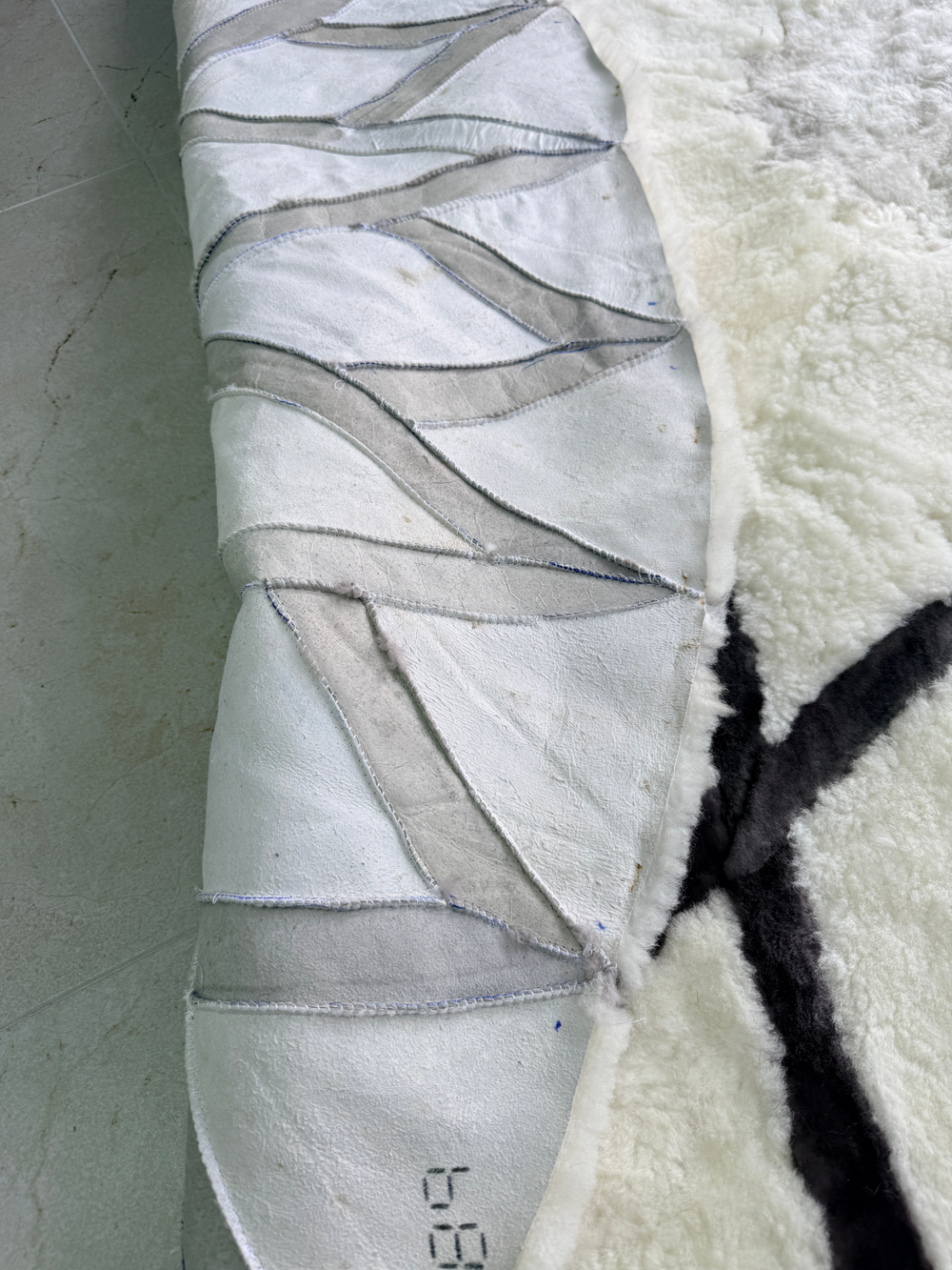 Ковер шкура натуральная овчина меховой