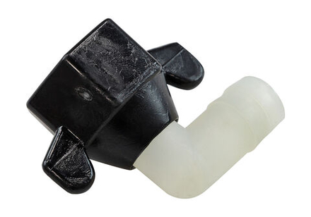 Фитинг Shurflo угловой резьба-"елочка" 1/2”-14 NPT(F)x1/2”