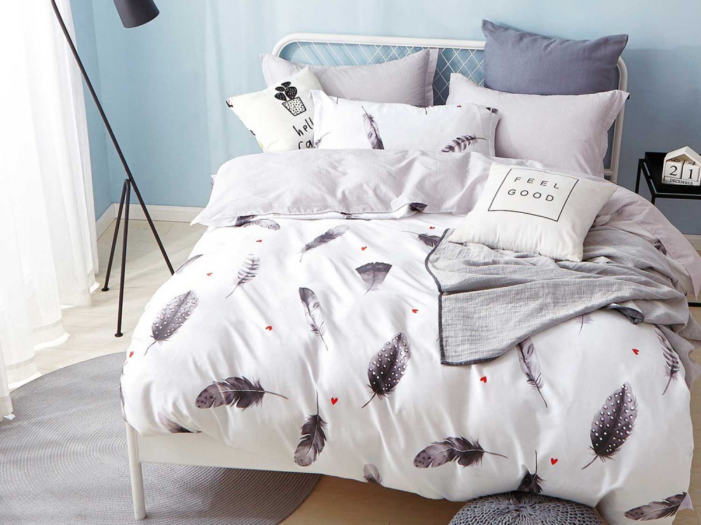 Постельное белье 2 спальное евро Asabella 1316-6