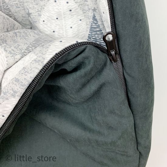 Конверт-мешок в коляску "Сноу" графит