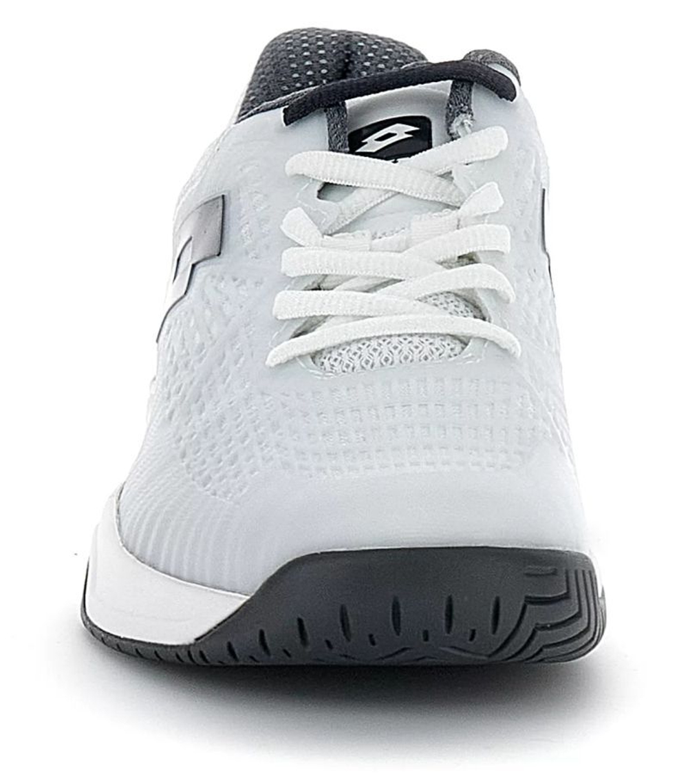 Теннисные кроссовки Lotto Mirage 100 II SPD - all white/asphalt/vapor gray - White Gray