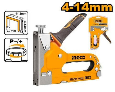 Степлер механический 11.3х0,7х4-14мм INGCO HSG14018