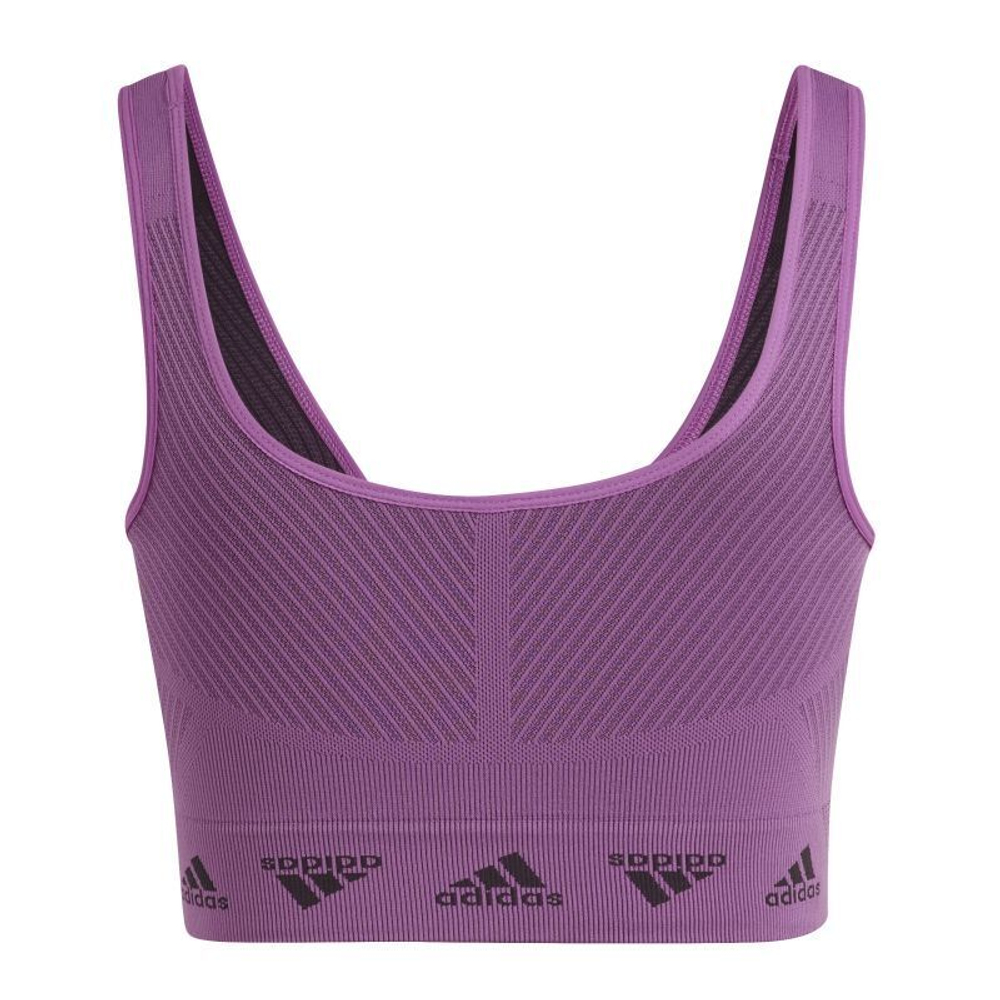 ТОП теннисный Adidas Aeroknit Bra - Пудровый/S