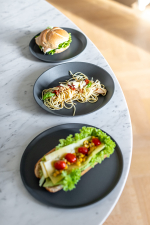 Тарелка connect, organic, D25,5 см, синяя