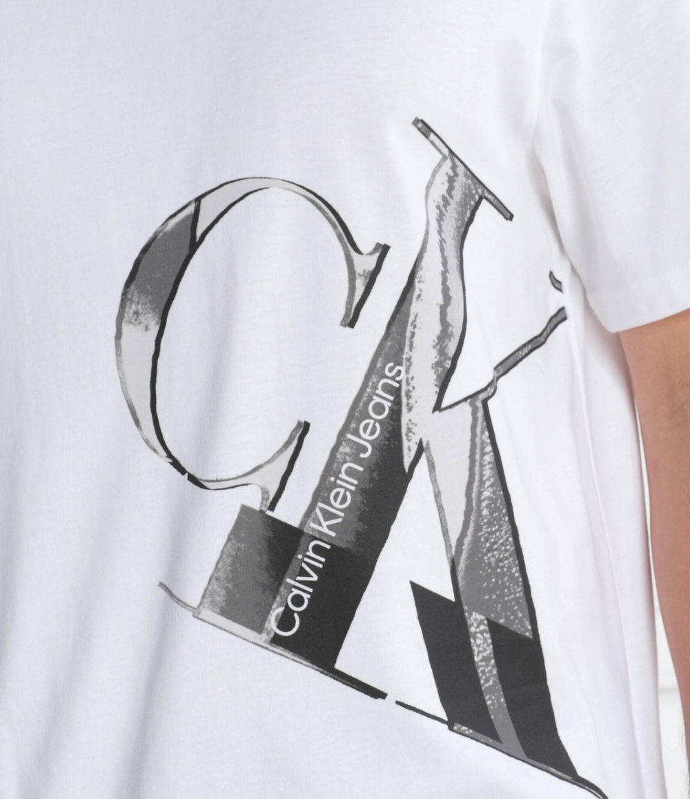 Футболка CALVIN KLEIN JEANS - белый(J30J324022)
