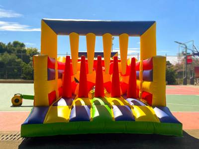 Надувная полоса препятствий «Веселые старты» 14,5*3,5*3 м