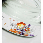 Натуральное массажное масло SGAN с кокосовым воском и эфирными маслами "Янтарный мусс", 50 мл