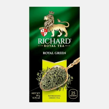 Чай зеленый Richard Royal Green байховый 25пак