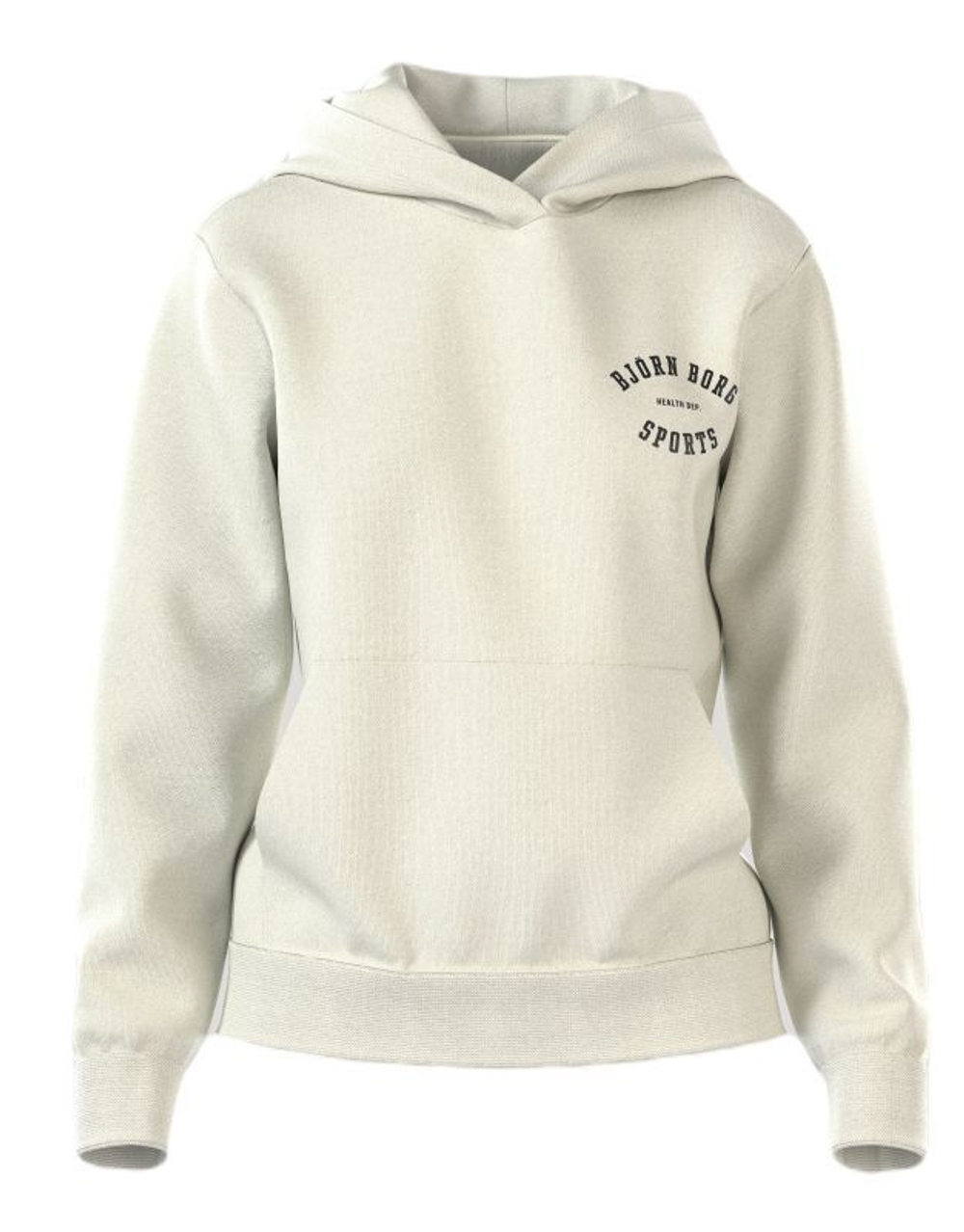 Женская Кофта теннисная Björn Borg Borg Essential Hoodie - Бежевый