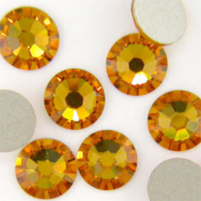 Стразы ALLURE Арт.017SS10 Упак.50 шт оранжевое стекло