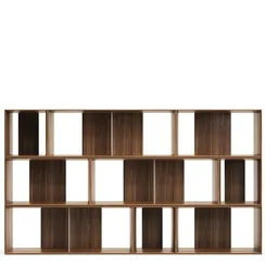 Litto набор из 9 модульных полок из шпона ореха 202 x 114 см