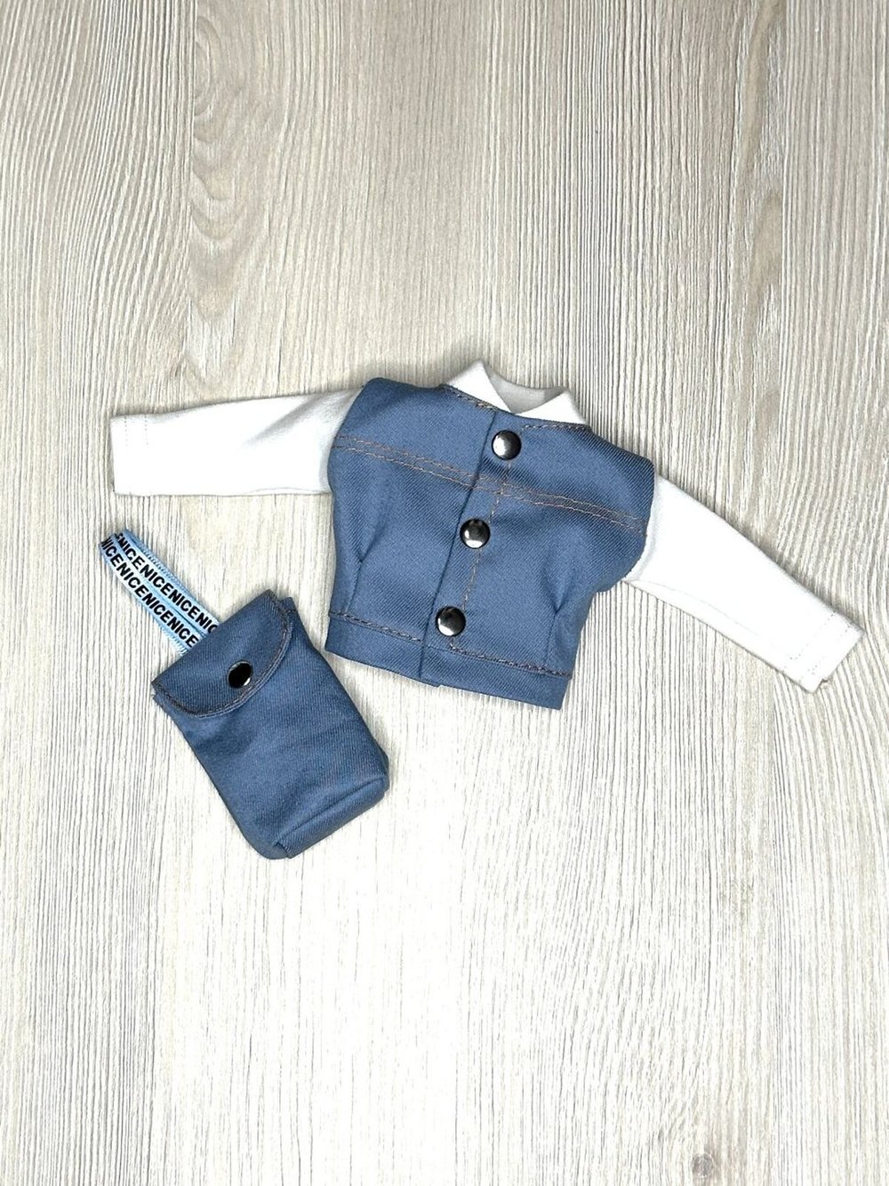 Джинсовый бомбер и рюкзак для кукол Paola Reina 32 см (1011)