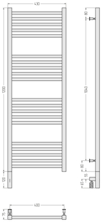 Сунержа Модус 3.0 1200х400 МЭМ левый