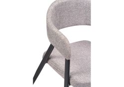 Стул на металлокаркасе Twin gray / black