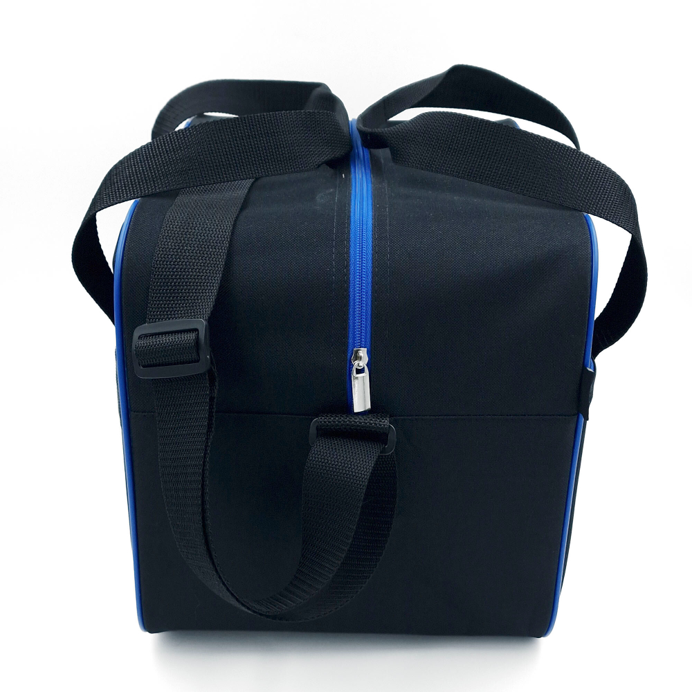 Сумка дорожная для ручной клади Pobedabags Стандарт синий кант 36х30х27