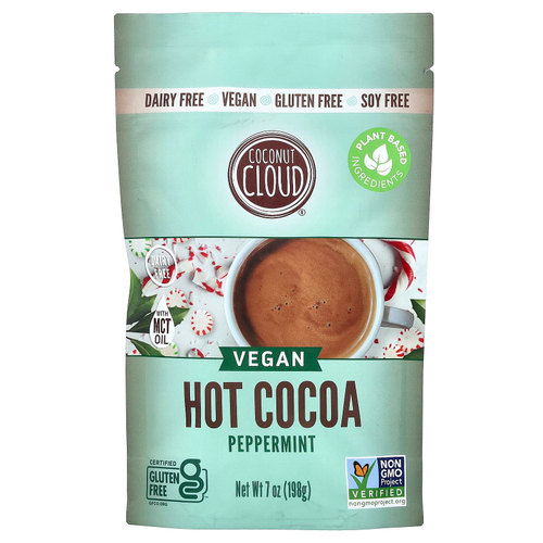 Coconut Cloud, Vegan Hot Cocoa, перечная мята, 198 г (7 унций)