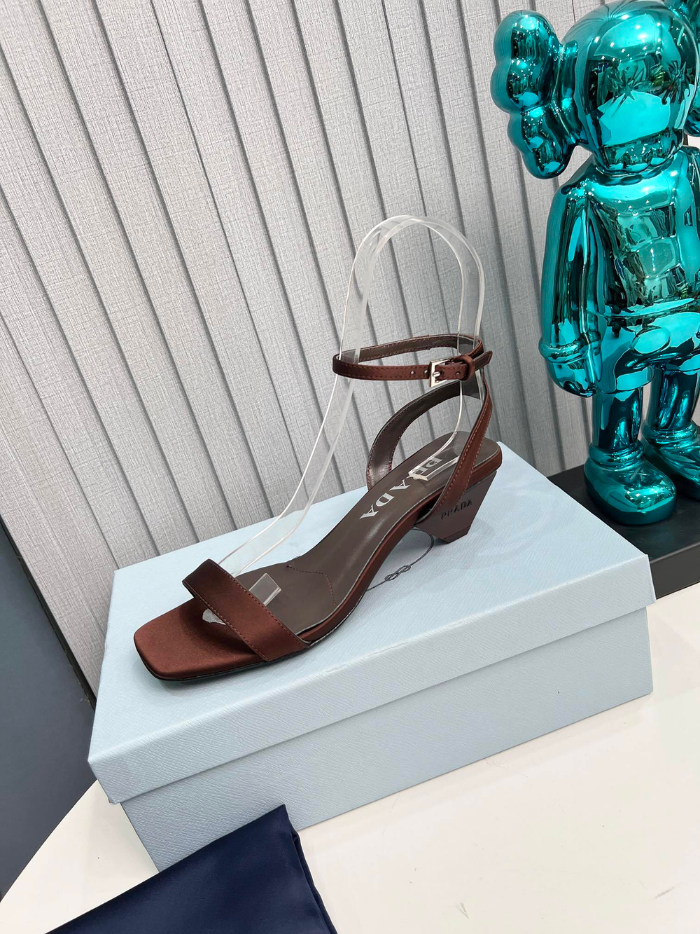 Prada Satin Sandals