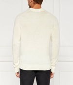 Хлопковое поло Avac BOSS ORANGE - экрю(50519958)