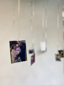 Зеленые воздушные шары под потолок с фото №1561