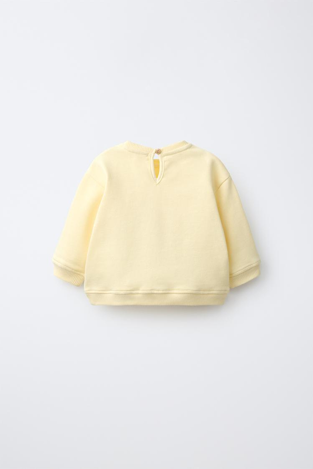 ZARA ТОЛСТОВКА С ВЫШИВКОЙ, ЖЕЛТЫЙ