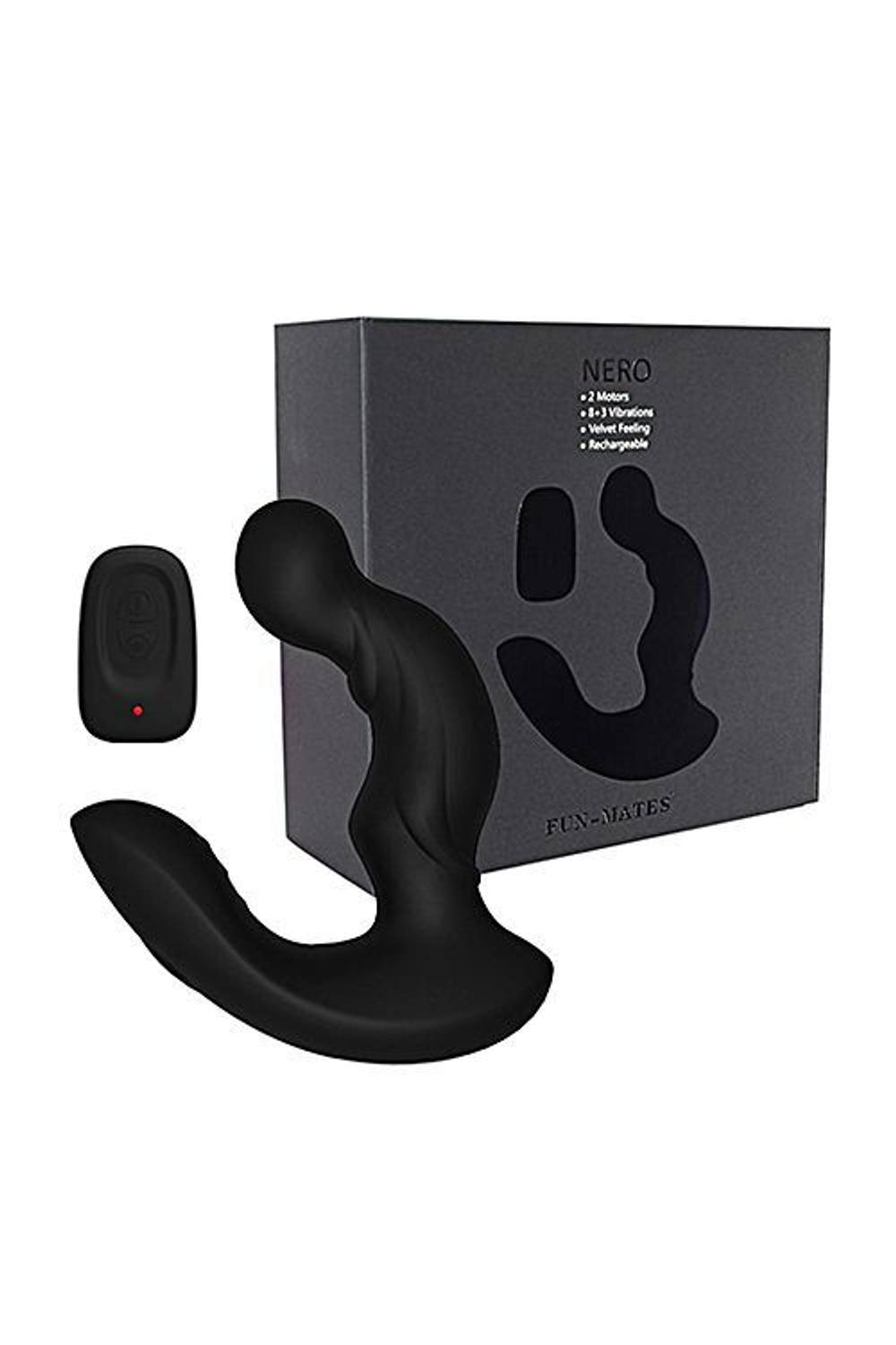 Стимулятор простаты Levett Nero с пультом ДУ (Цвет: черный)